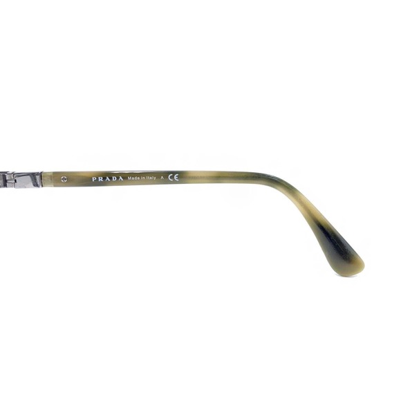 Prada VPR 54T U6C-1O1 Matte Black Silver Eyeglasses Frames 53-19 140 Italy - Picture 9 of 12